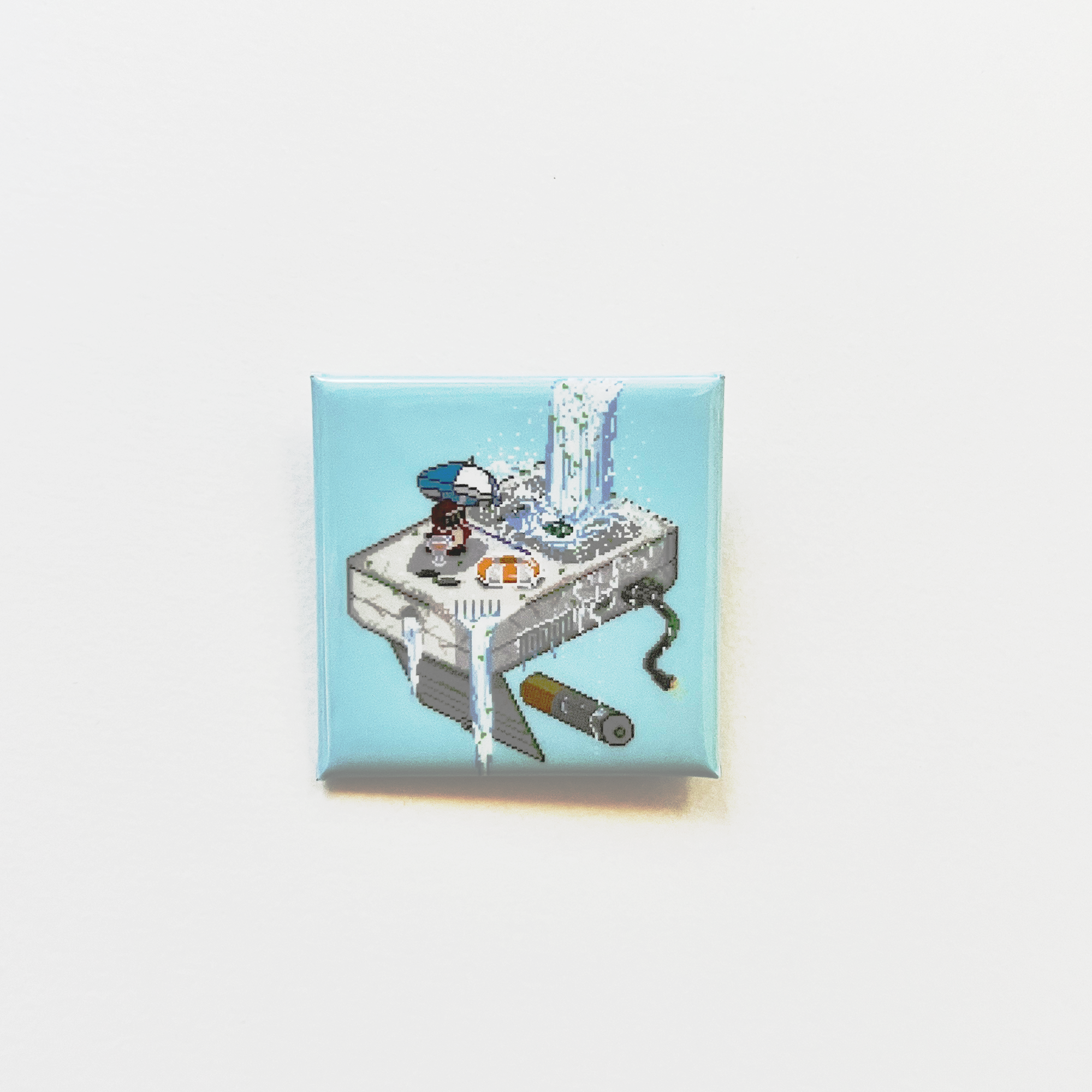 缶バッジ] MECHA PIXELS：GBサマー – PIXEL STACK